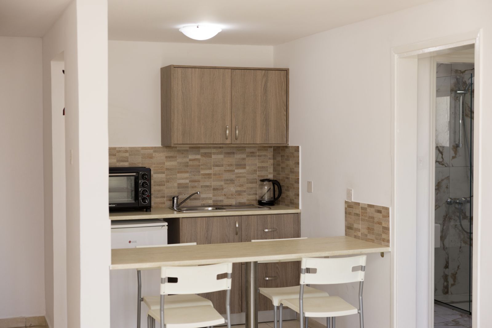 paphos hotel apartment kitchen