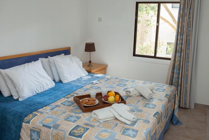Alecos hotel apartments Paphos bedroom