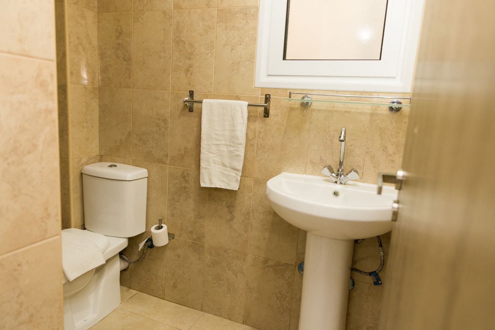 bathroom - alecos hotel apartment paphos