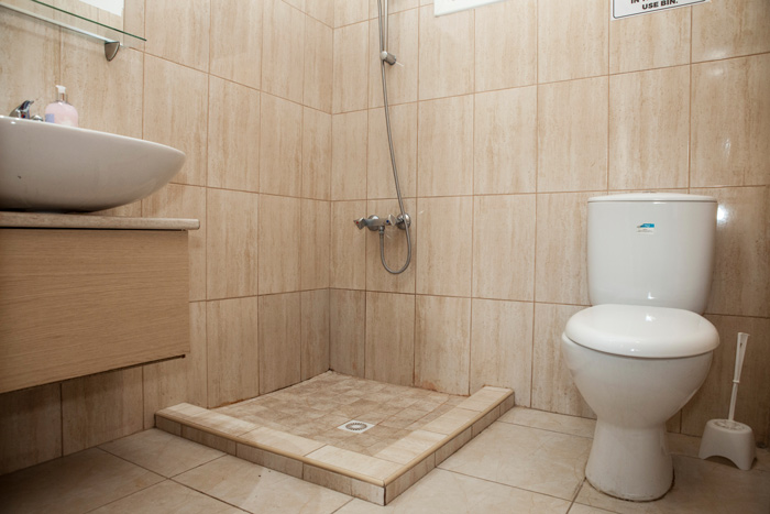 bathroom - alecos hotel apartment paphos